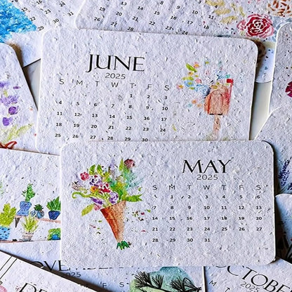 Rynx | Eco-friendly Plantable Seed Calendar 2025 – Grow Year-Round