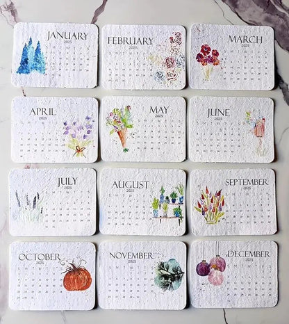 Rynx | Eco-friendly Plantable Seed Calendar 2025 – Grow Year-Round