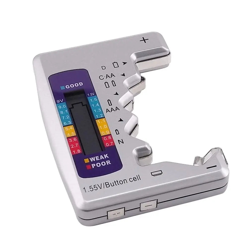 Rynx | Universal Battery Tester – Quick Test for AA, AAA, 9V & Button Cells