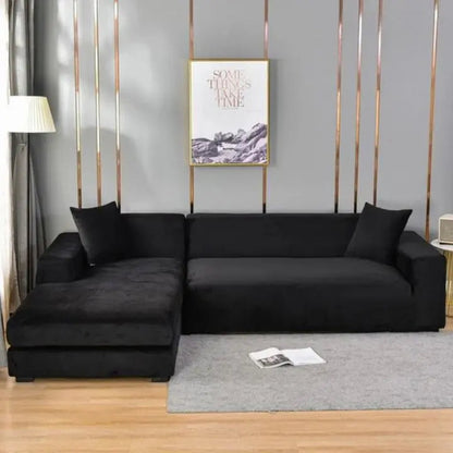 Rynx | Universal Sofa Cover – Stain Resistant & Elastic for PRedection Black