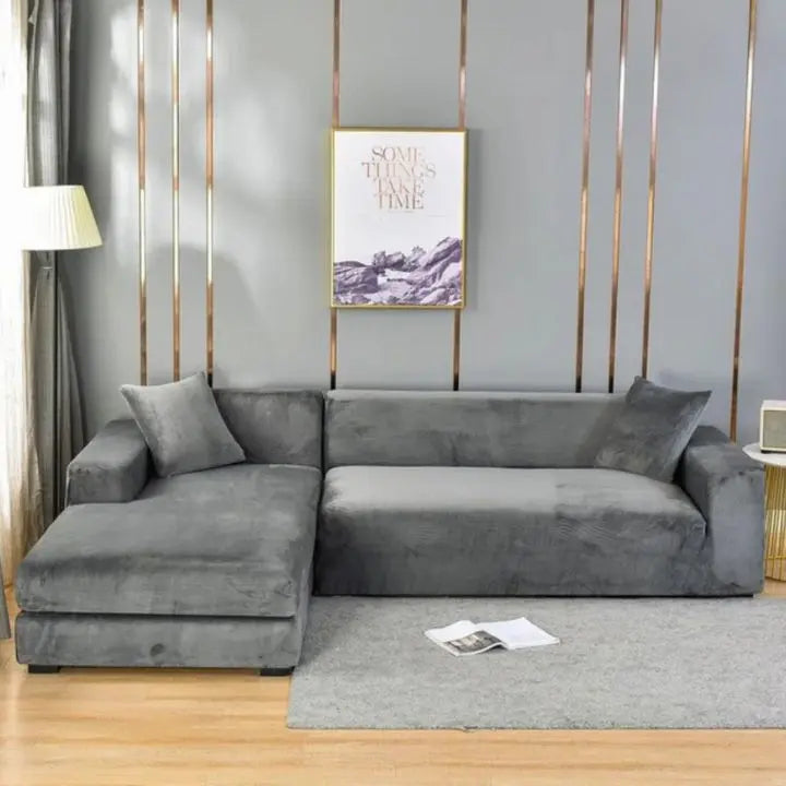 Rynx | Universal Sofa Cover – Stain Resistant & Elastic for PRedection Gray