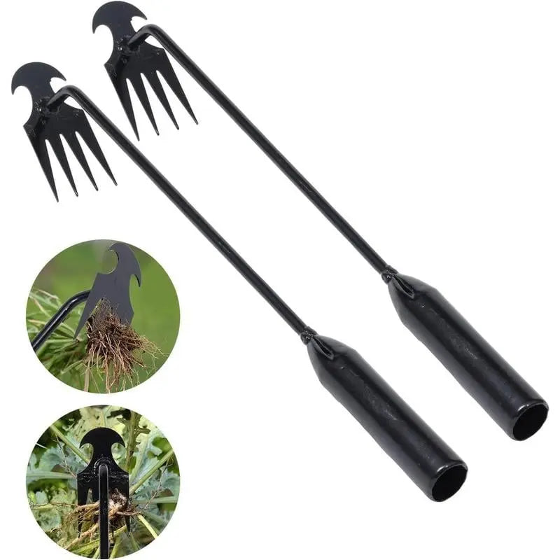 Rynx | Weed removal tool with 4 prongs – Garden hoe tool