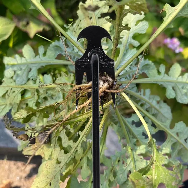 Rynx | Weed removal tool with 4 prongs – Garden hoe tool