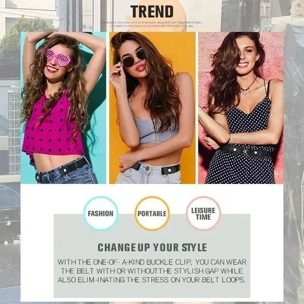 Rynx | Invisible elastic waistband belts without buckle – The perfect belt for women's jeans!