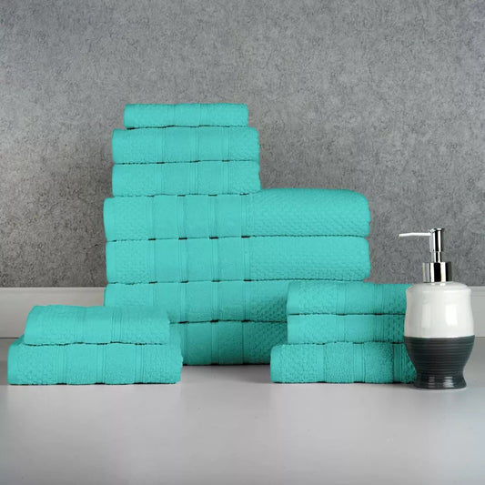 Rynx | 12-piece: Bibb Home Egyptian Cotton Towel Set