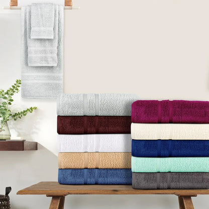 Rynx | 18-pieces: Bibb Home Zero Twist Egyptian cotton towel set