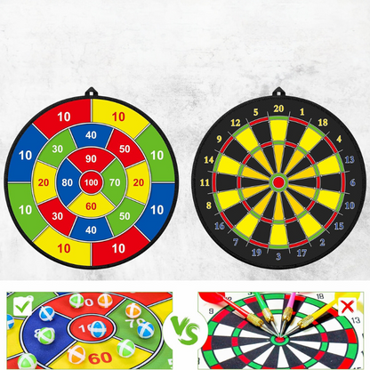RYNX | Large Children's Dartboard with Sticky Darts