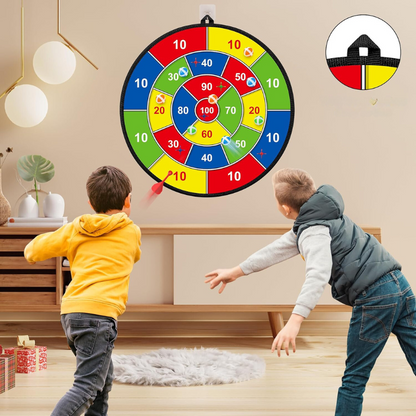 RYNX | Large Children's Dartboard with Sticky Darts