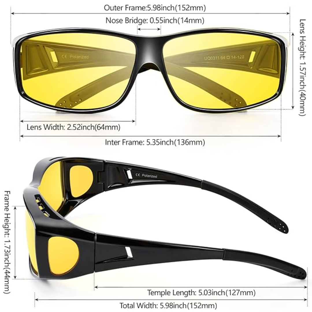 RYNX | Polarized Riding Glasses for Night Driving