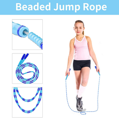 RYNX | Adjustable Beaded Jump Rope for Fitness
