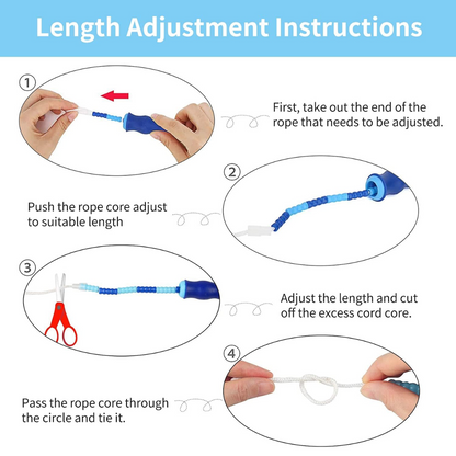 RYNX | Adjustable Beaded Jump Rope for Fitness