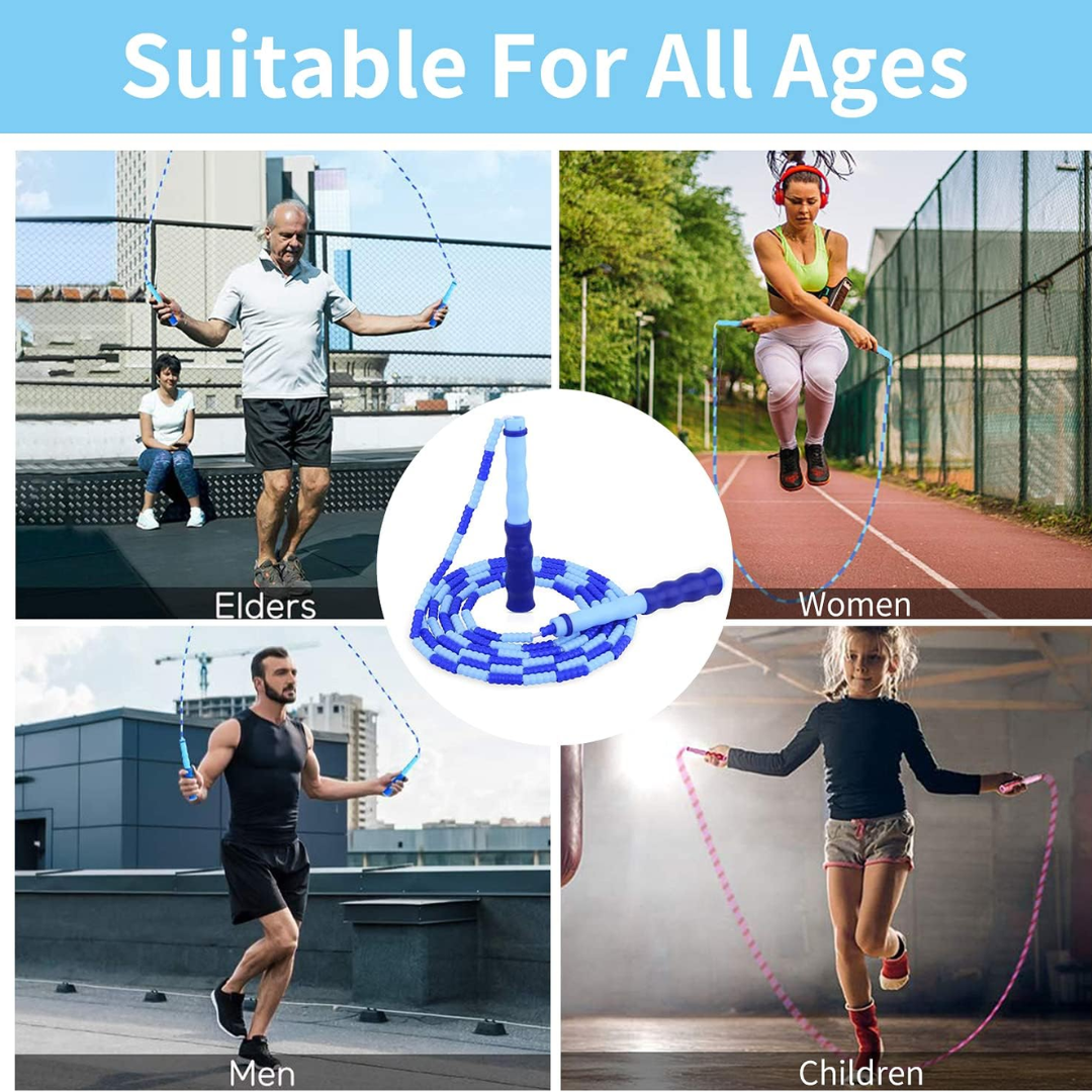 RYNX | Adjustable Beaded Jump Rope for Fitness
