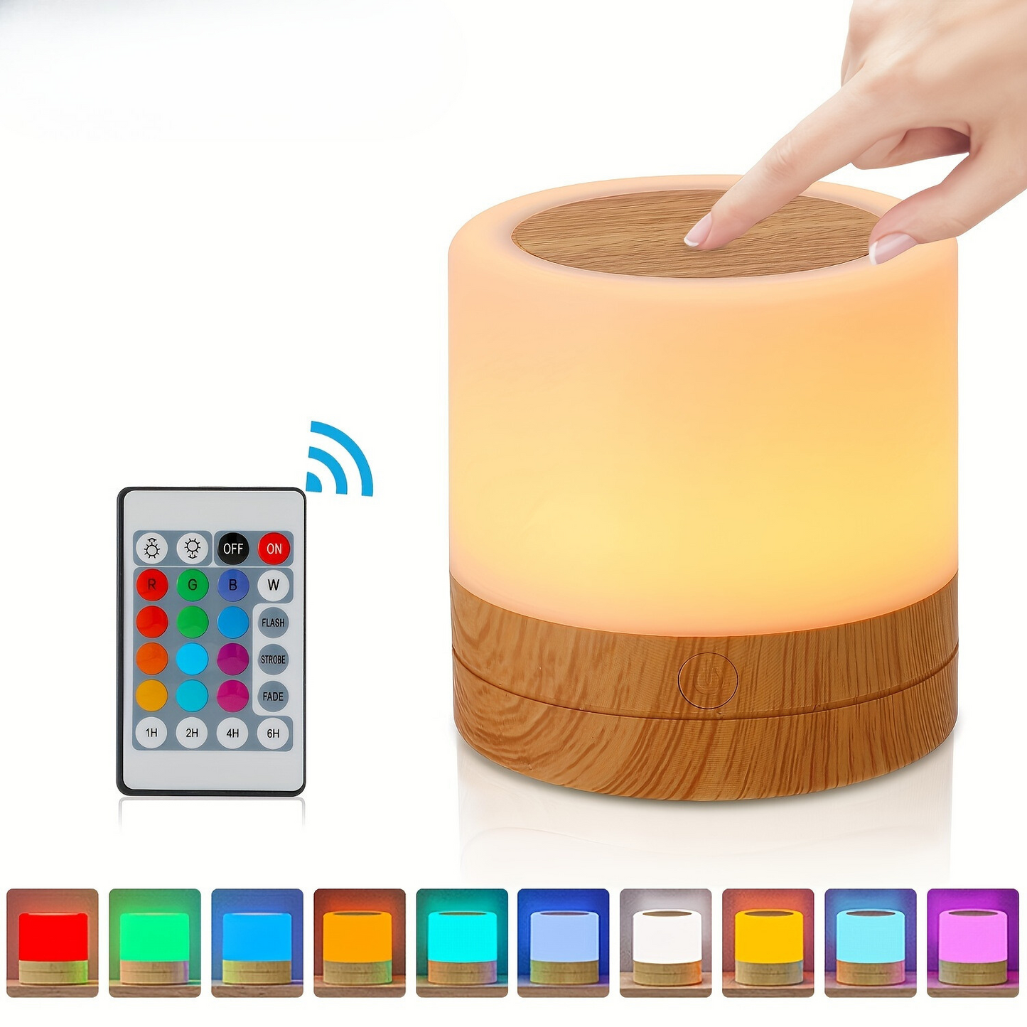 Rynx | LightAura - RGB Table Lamp Touch Control with Remote