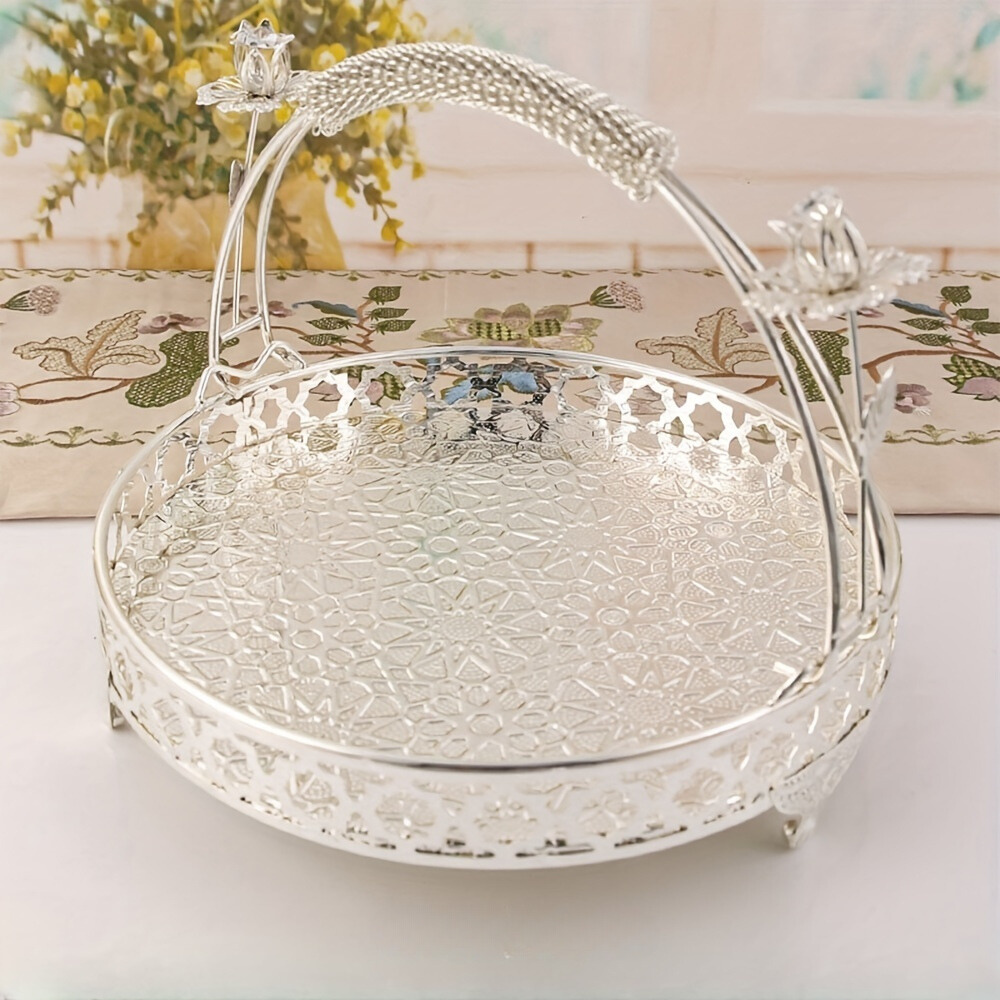 Rynx | VintageServe - Layered Metal Fruit Bowl