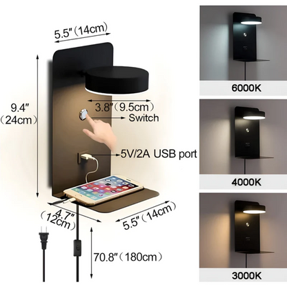 Rynx | LED wall lamp - PowerGlow