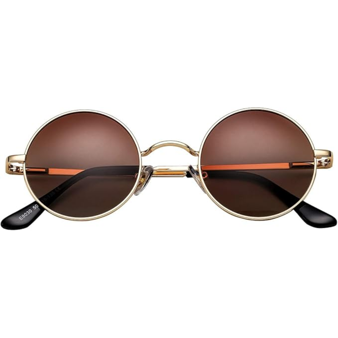 RYNX | Retro Polarized Sunglasses for Stylish Protection Bronze Brown