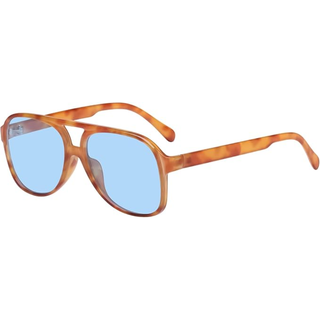 RYNX | Retro Sunglasses for Adventurers Orange Leopard