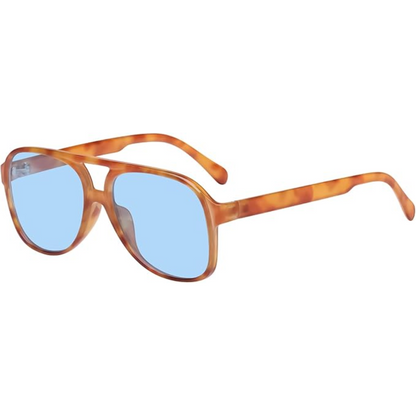 RYNX | Retro Sunglasses for Adventurers Orange Leopard