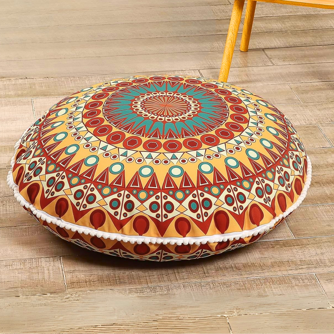 RYNX | Large Meditation Cushion with Memory Foam (81 cm)