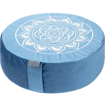 RYNX | Luxury Meditation Cushion in Premium Velvet Blue