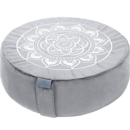 RYNX | Luxury Meditation Cushion in Premium Velvet Gray