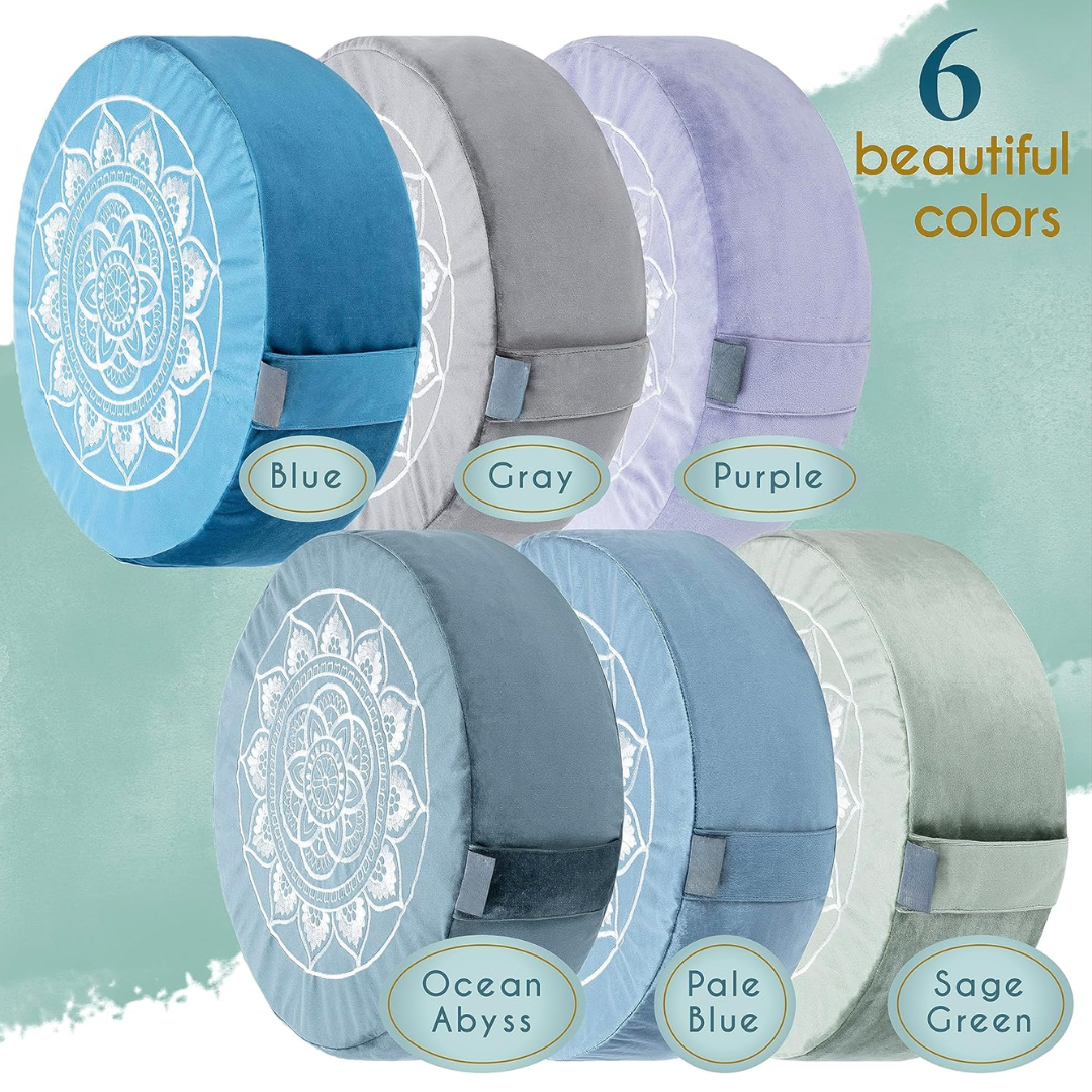 RYNX | Luxury Meditation Cushion in Premium Velvet