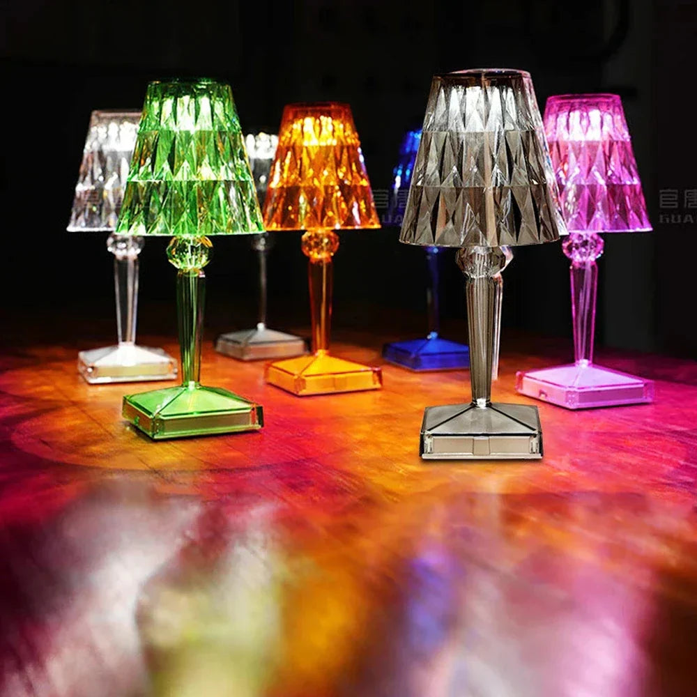 Rynx | RadiantGem - LED Crystal Table Lamp