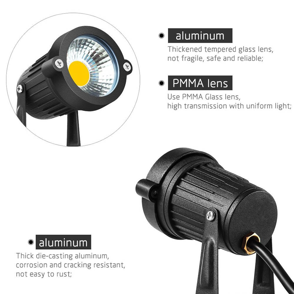 RYNX | 12V LED Waterproof Outdoor Garden Spotlights Landscape Light Flood Lights