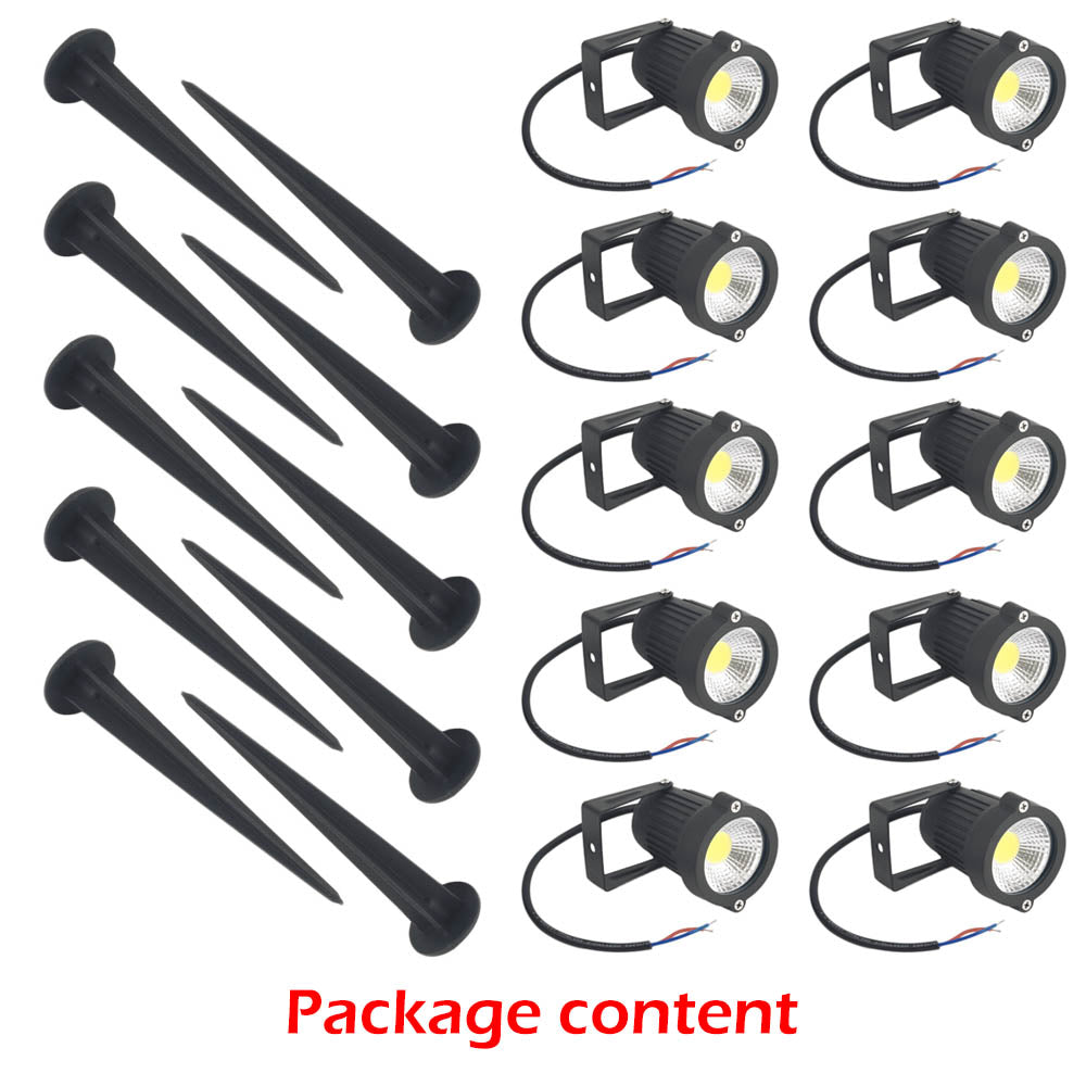 RYNX | 12V LED Waterproof Outdoor Garden Spotlights Landscape Light Flood Lights