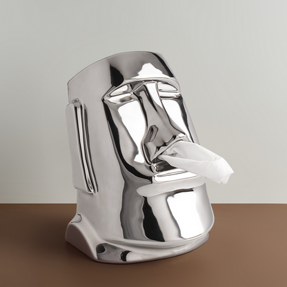 Rynx | StatueTissue - unusual Moai scarf holder for stylish spaces
