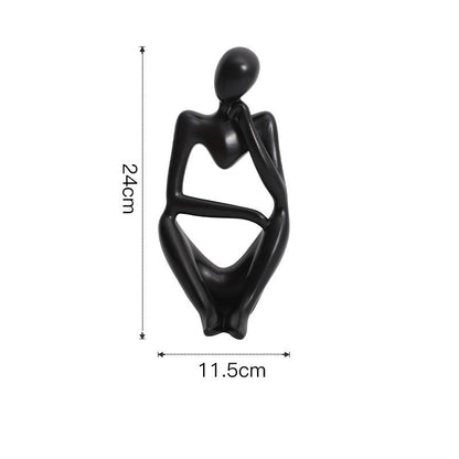 Rynx | Abstract Thinker Statue Resin Figure Office Home Decoration Desktop Decor Handmade Crafts Sculpture Modern Art