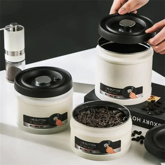 Rynx | VacuM Sealed Coffee Storage Container - Container Freshness - Ideal For Coffee Lovers