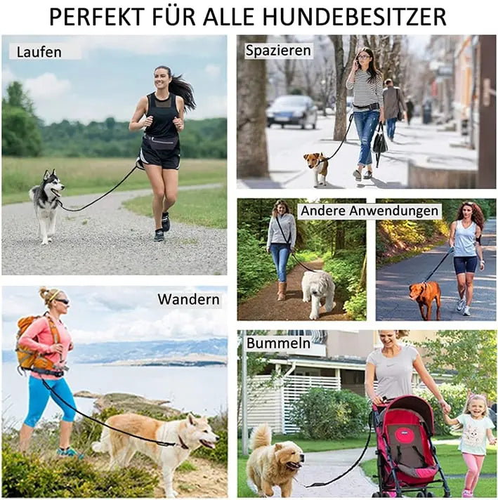 Rynx | Hands-free walking – with leash & bag in one