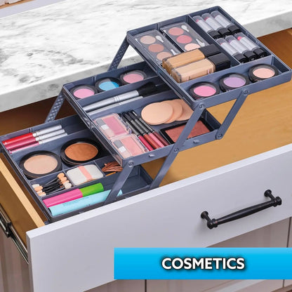 Rynx | Adjustable Multilevel Drawer Organizer for Effortless Storage