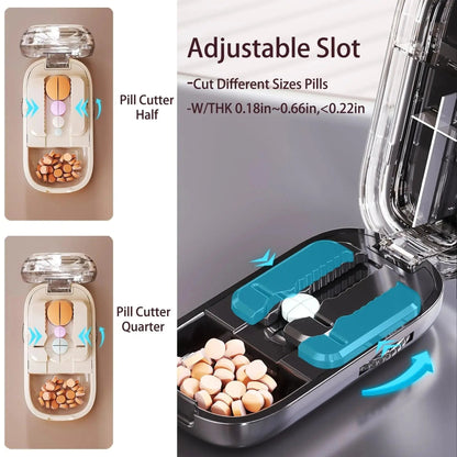Rynx | Adjustable Pill Cutter with Precision Blade