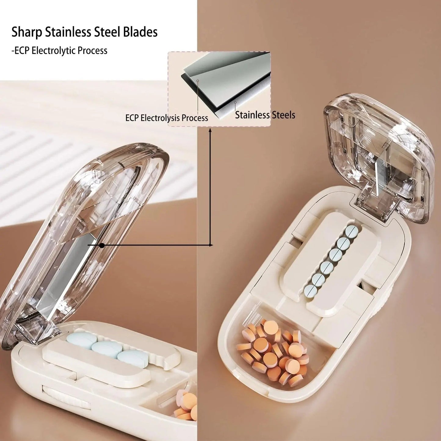 Rynx | Adjustable Pill Cutter with Precision Blade