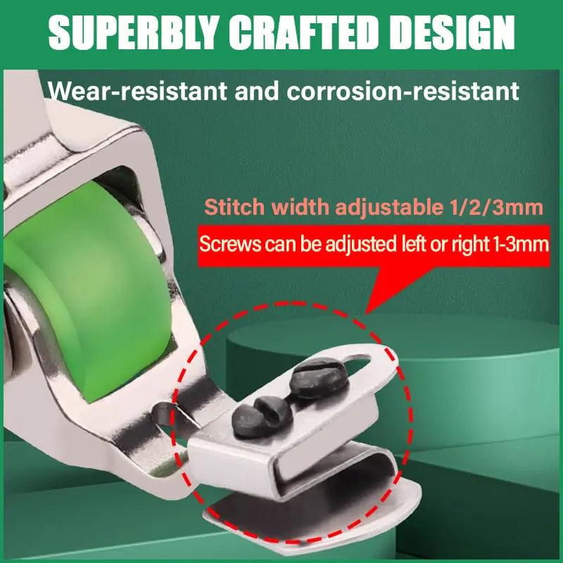 Rynx | Adjustable Roll Hem Foot – Precise & Effortless Sewing