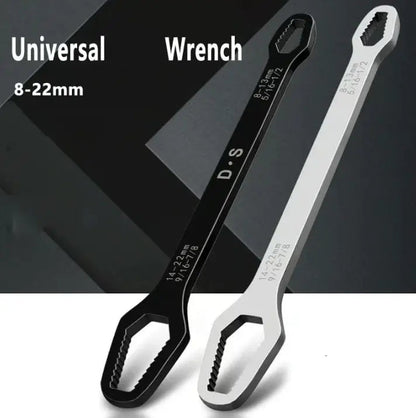 Rynx | Adjustable Wrench with Double-Sided Self-Tightening Handle, Chrome Steel
