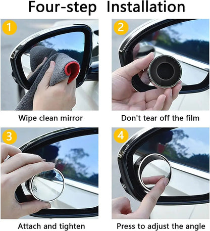 Rynx | Adjustable Blind Spot Mirror for Car – Small Detail with Great Effect