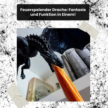 Rynx | Enchanted Dragon Flames Bookend