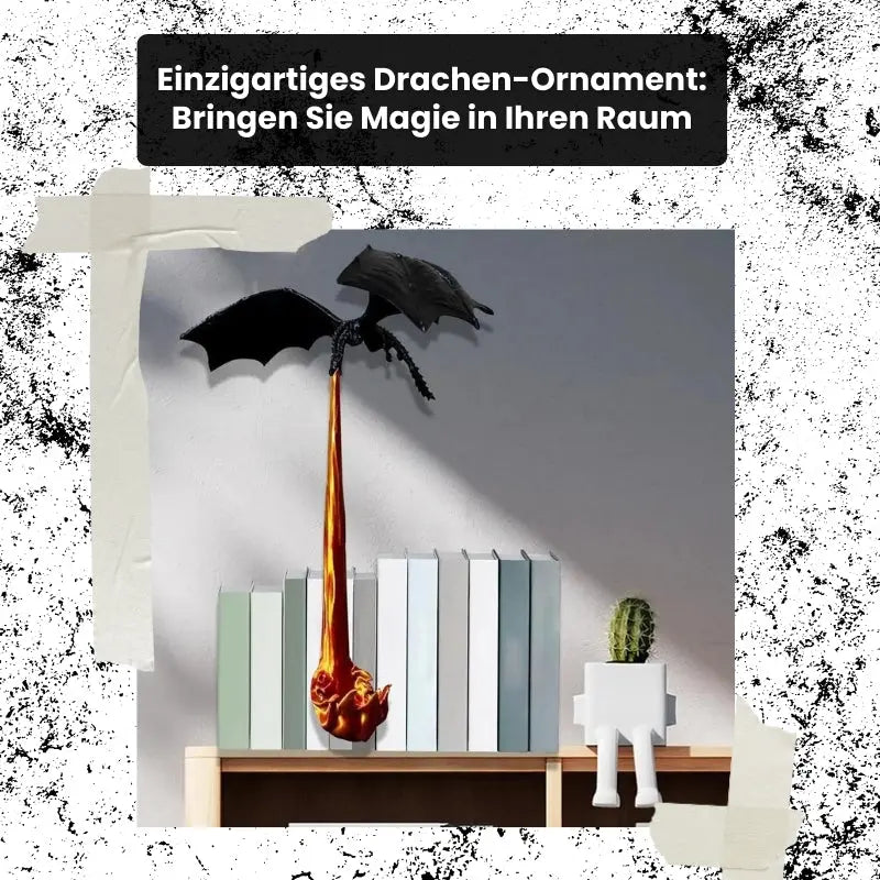 Rynx | Enchanted Dragon Flames Bookend