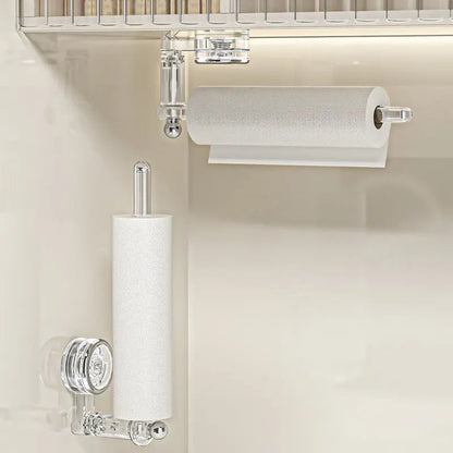 Rynx | Kitchen roll holder with vacuum suction cup – Drill-free & reusable