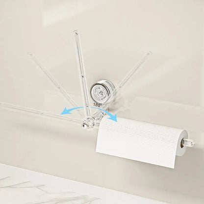 Rynx | Kitchen roll holder with vacuum suction cup – Drill-free & reusable
