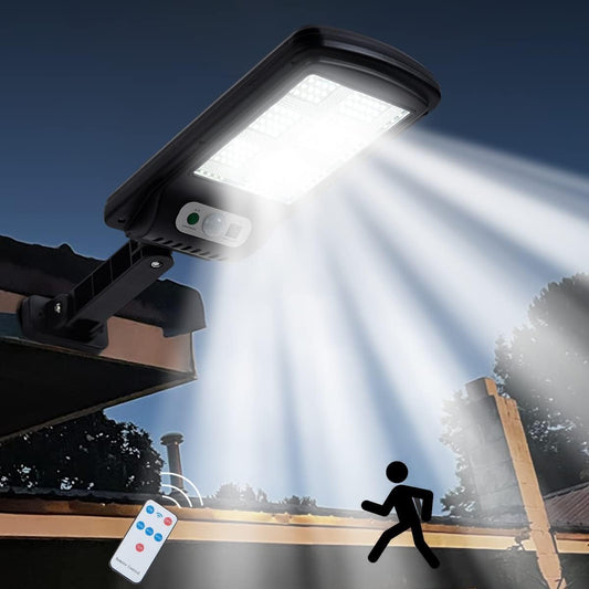 Rynx | Viruhaka 100W Solar-Powered LED Street Light with Motion Sensor – Twilight to Dawn, Waterproof