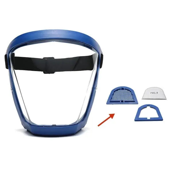 Rynx | Full Face Shield Mask with Anti-Fog Function Blue