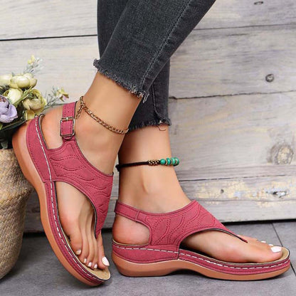 Rynx | Orthopedic Flip-Flops for Women Red