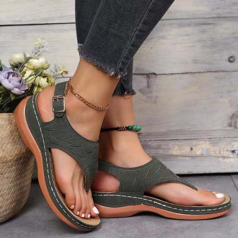Rynx | Orthopedic Flip-Flops for Women Green