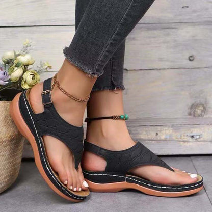 Rynx | Orthopedic Flip-Flops for Women Black