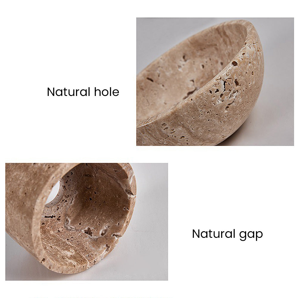 Rynx | Industrial Modern Beige Stone Wall Lamp