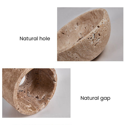 Rynx | Industrial Modern Beige Stone Wall Lamp